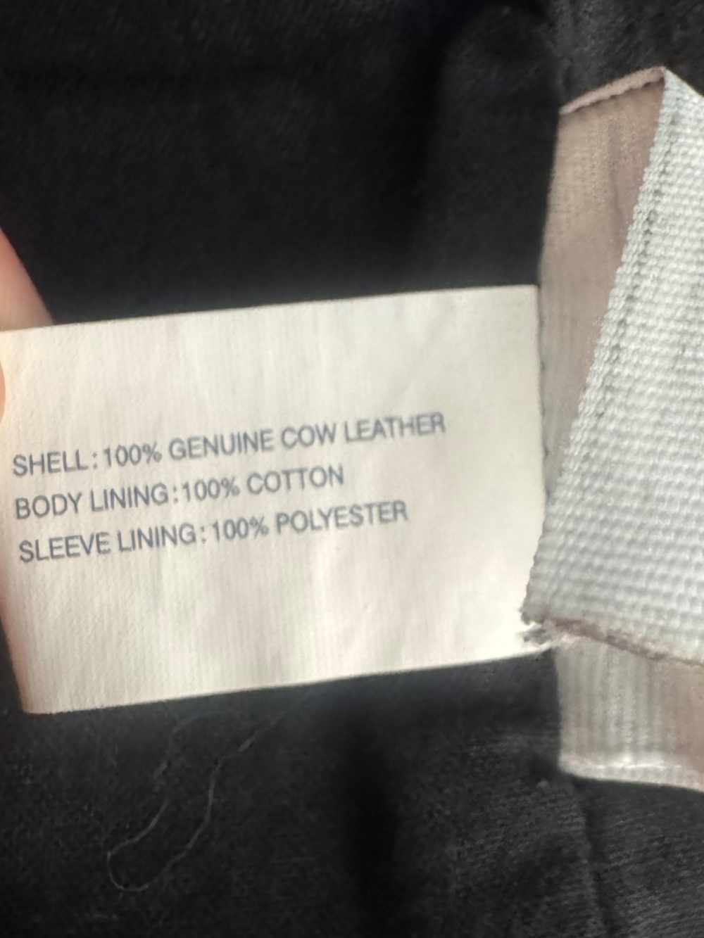 Gap leather jacket - Picture 7 of 7